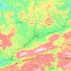 宁强县 topographic map, elevation, terrain