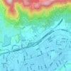 战坂 topographic map, elevation, terrain