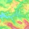 Woodland topographic map, elevation, terrain