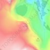 The Onion topographic map, elevation, terrain