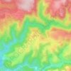 Le Griffoulas topographic map, elevation, terrain