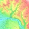 La Calmette topographic map, elevation, terrain
