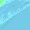 Ocean City Beach topographic map, elevation, terrain