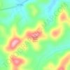 Locust Knob topographic map, elevation, terrain