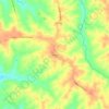 Jericho topographic map, elevation, terrain