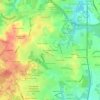 The Peach Orchard topographic map, elevation, terrain