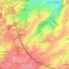 Mèves topographic map, elevation, terrain