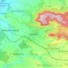 Iphofen topographic map, elevation, terrain