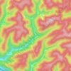 Yerba topographic map, elevation, terrain