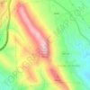 Miradouro do Penedo Gordo topographic map, elevation, terrain