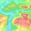 Le Bousquet de la Balme Bas topographic map, elevation, terrain