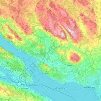 Salem topographic map, elevation, terrain