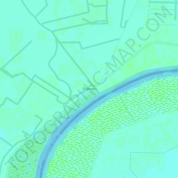 Diamer topographic map, elevation, terrain