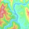 Foz de Alge topographic map, elevation, terrain