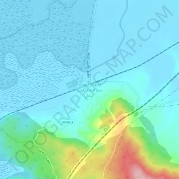 Hjar Ennhal topographic map, elevation, terrain