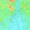 Háros-sziget topographic map, elevation, terrain