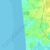 Campground Landing topographic map, elevation, terrain