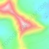 Wasatch Mountain topographic map, elevation, terrain