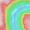 Deadman Eddy topographic map, elevation, terrain