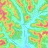 Whites Creek topographic map, elevation, terrain