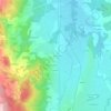 Cours topographic map, elevation, terrain