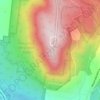 Mount Macedon topographic map, elevation, terrain