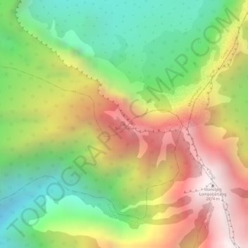 Bulu Baria topographic map, elevation, terrain