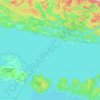Herbert Island topographic map, elevation, terrain