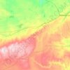 Carmichael topographic map, elevation, terrain