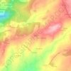 Rouzós topographic map, elevation, terrain