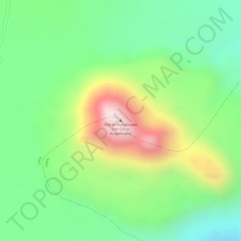 Volcán Auquihuato (Ver Cerro Auquihuato) topographic map, elevation, terrain