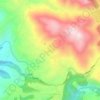 Doxa topographic map, elevation, terrain