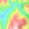 Savariz topographic map, elevation, terrain