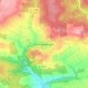 Dorfmerkingen topographic map, elevation, terrain