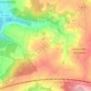 Certigny topographic map, elevation, terrain