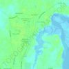 Attaway topographic map, elevation, terrain