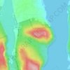 Acadia Mountain topographic map, elevation, terrain