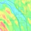 Tobacco topographic map, elevation, terrain