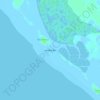 Sonadia Island topographic map, elevation, terrain