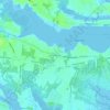 Breton Woods topographic map, elevation, terrain