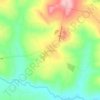 Joanápolis topographic map, elevation, terrain