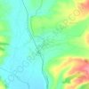 Gruza topographic map, elevation, terrain