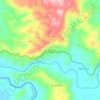 Tuboran topographic map, elevation, terrain