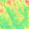 Burslem topographic map, elevation, terrain