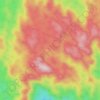 Bijombo topographic map, elevation, terrain