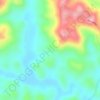 Algie topographic map, elevation, terrain