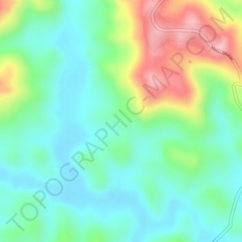 Algie topographic map, elevation, terrain