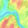 Aqueduct topographic map, elevation, terrain