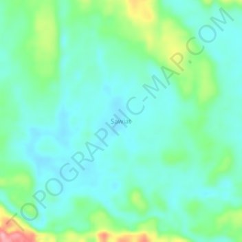Sawiat topographic map, elevation, terrain