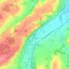 Fischen topographic map, elevation, terrain